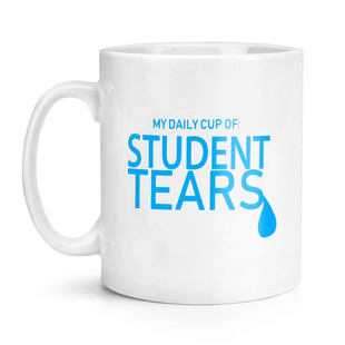 My Daily Cup Of Student Tears 学生专用 陶瓷马克杯水杯杯子