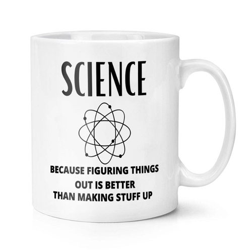 Science 弄清楚比造出来好 研究室 陶瓷马克杯水杯杯子