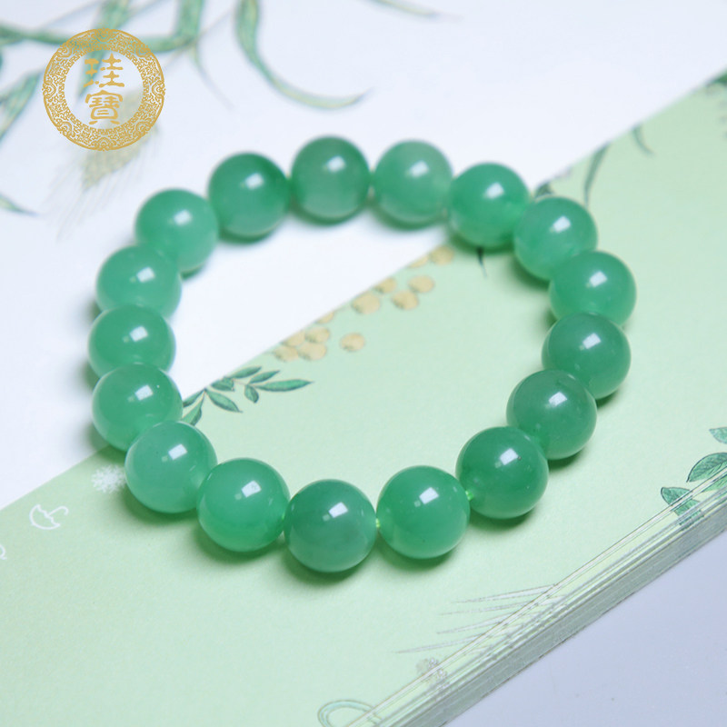 珪宝独龙玉圆珠手串直径12mm