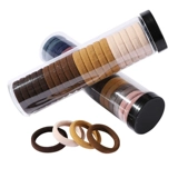 Безвредный высокий эластичный аксессуар для взрослых, человеческая голова, черная резинка для волос, не повреждает волосы