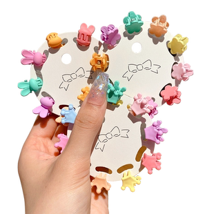 宝宝婴儿可爱发夹女孩迷你碎发小抓夹女童小号爪子儿童发卡头饰女