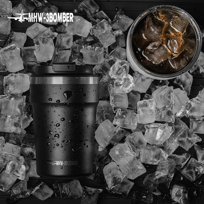 MHW-3BOMBER轰炸机cooki咖啡杯保温随行杯便携杯子不锈钢双层水杯
