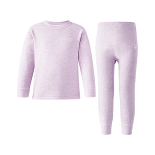 儿童加绒保暖内衣套装女童青少年新款加厚男童羊毛蚕丝秋衣秋裤冬