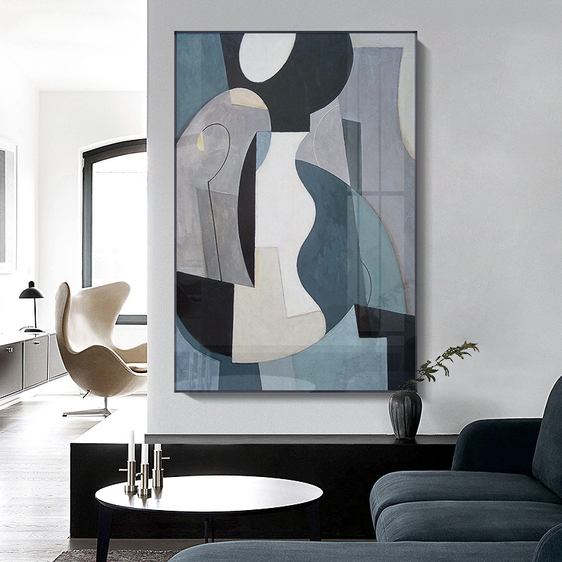 定做玄关饰画白象艺厅术意境装抽索挂画毕市加后现代野兽派都领客