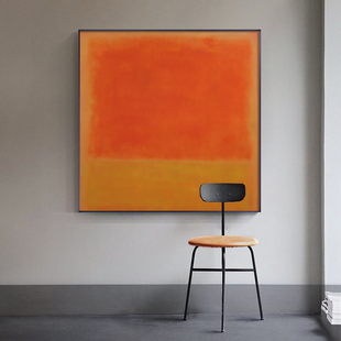 现代简约走廊过道玄关画极简挂画马克罗斯科抽象画色块装饰画名画