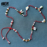 Оберег на день рождения, браслет из красной нити подходит для мужчин и женщин, красный ремень со знаком зодиака, изумрудный шнурок на талию, подарок на день рождения