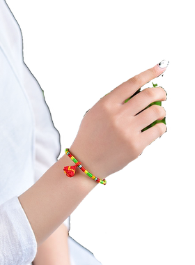 端午节五彩绳粽子宝宝婴儿手链