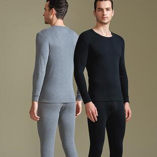 男士 纯棉保暖内衣套装 打底全棉毛衫 薄款 冬 线衣衬裤 恒源祥秋衣秋裤