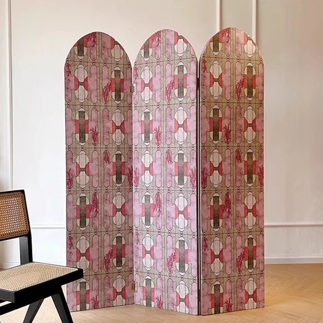 轻奢屏风隔断墙折屏遮挡美式现代折叠移动布艺玄关花草风挡平风帘,住宅家具,折屏,淘宝优惠券,粉丝福利购,淘宝优惠卷