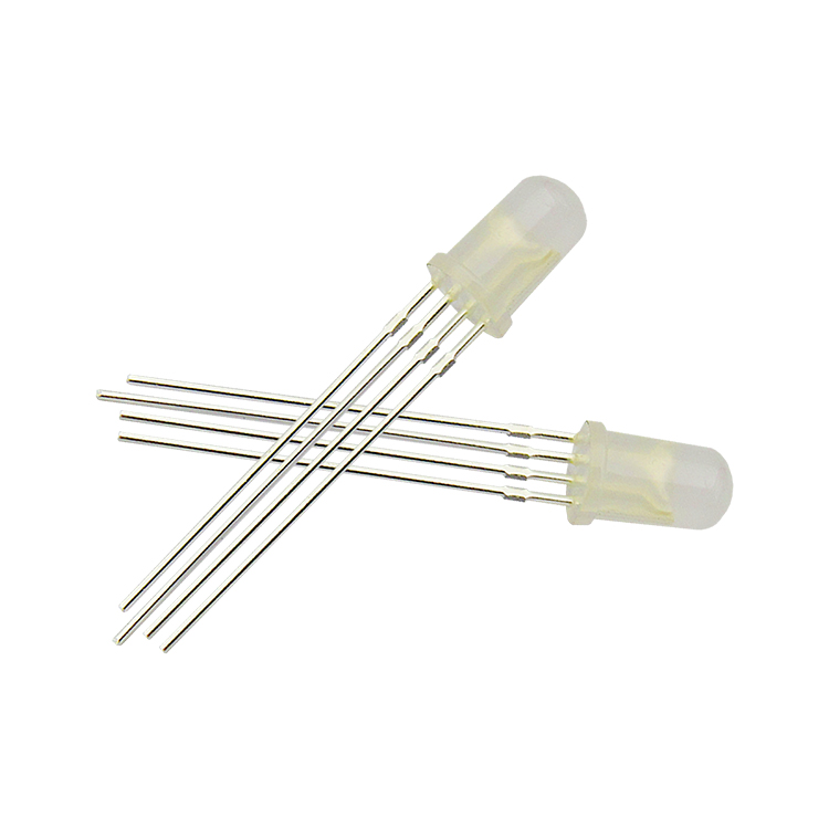 ¹²ÒõËĽŠ5MM LEDµÆ·¢¹â¶þ¼«¹Ü ¿É¿ØÆß²ÊµÆ ºìÂÌÀ¶ Èýɫȫ²Ê 20¸ö