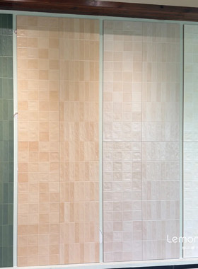 法式复古400x1200珍珠格子瓷砖