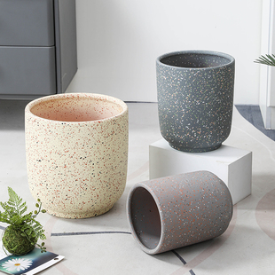 花盆陶瓷家用客厅落地特大号发财树龟背芋个性创意大花蕙兰专用盆