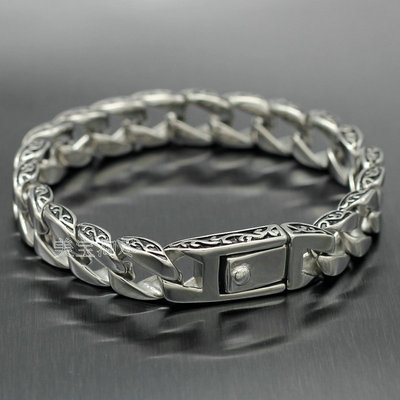 男士手链欧美钛钢朋克风男士手链