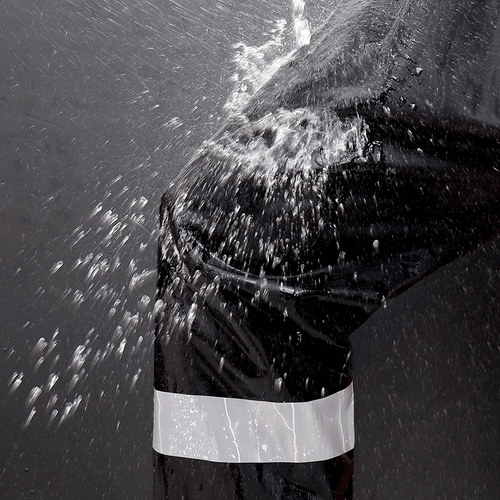 龙豹薄厚适中成人雨裤双反光条