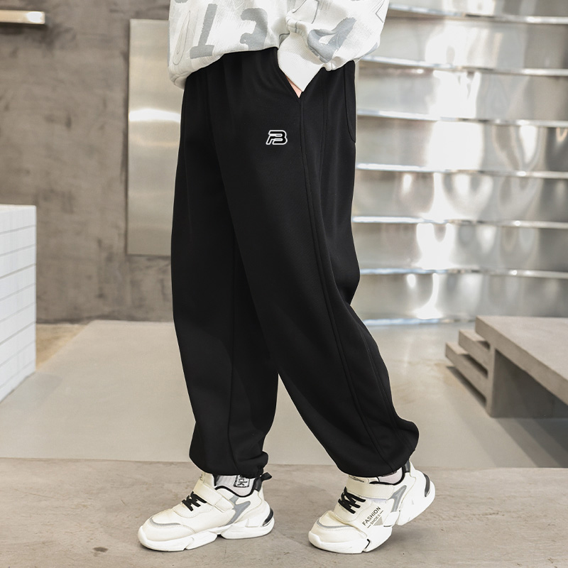 胖男童裤子春秋季加肥加大卫裤