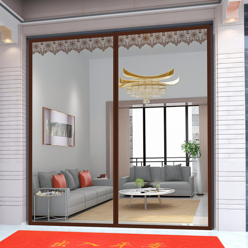 金刚网全磁条入户大门防蚊门帘魔术贴自粘贴农村家用防蝇纱帘纱门,居家布艺,门帘,淘宝优惠券,粉丝福利购,淘宝优惠卷