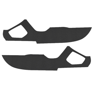 适用22-25款BRZ丰田GR86车门防踢垫翻毛皮内饰改装车门防护垫皮垫