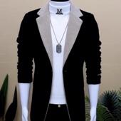 潮流气质网红风衣春秋冬男士 纯色高级感显瘦轻熟风中长款 时尚 外套