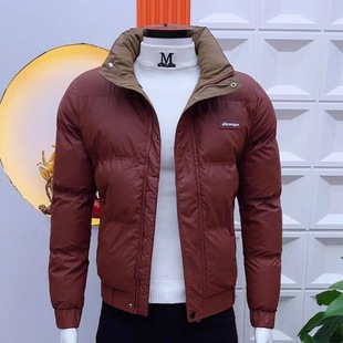 修身 轻奢简约棉衣韩版 加厚保暖棉服百搭外套高级感痞帅 冬季 男士