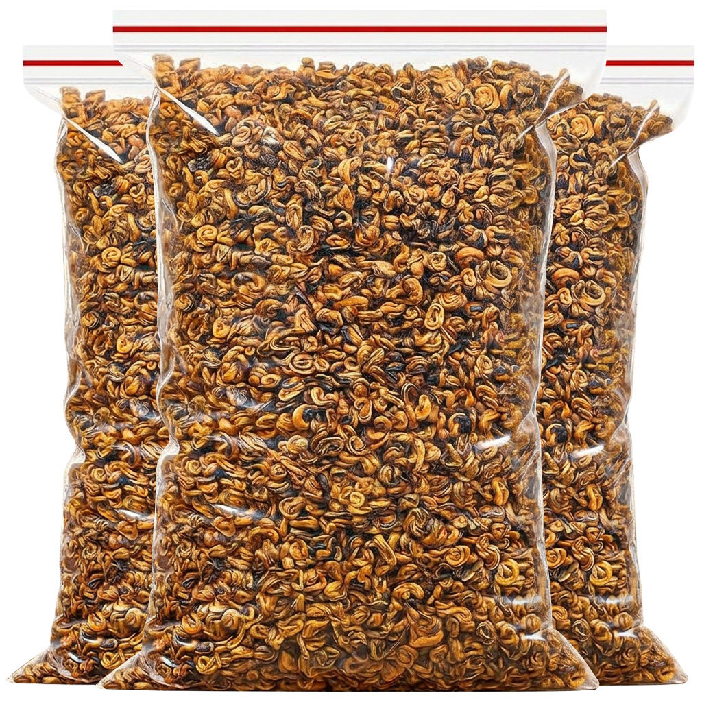 凤庆古树滇红金螺特级红茶浓香型金针单芽云南滇红工夫红茶500g