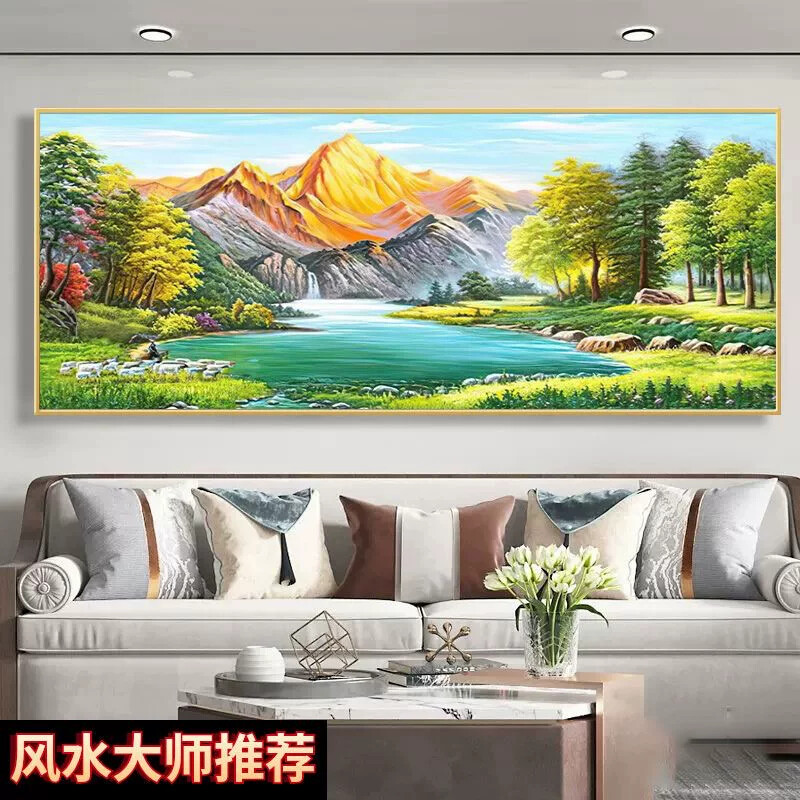 2026新款背靠金山风水5D钻石绣