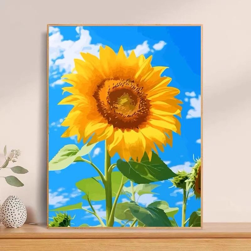 钻石画手工DIY向日葵钻石绣2026新款小清新花卉客厅装饰贴十字绣,居家布艺,钻石绣,淘宝优惠券,粉丝福利购,淘宝优惠卷
