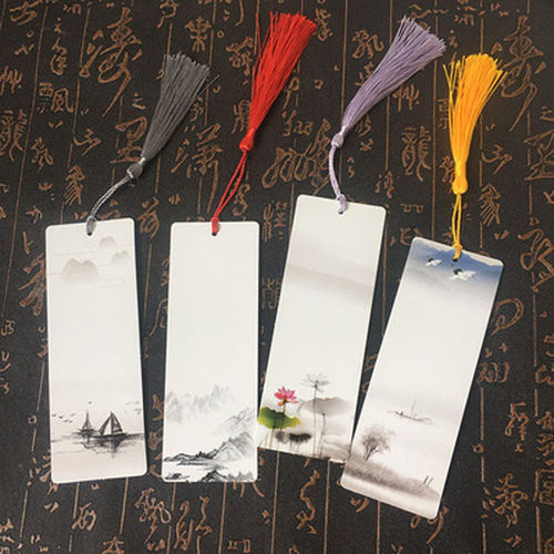 硬笔书法空白书签自写古典中国风小学生可手写diy手工自制作材料 - 封面