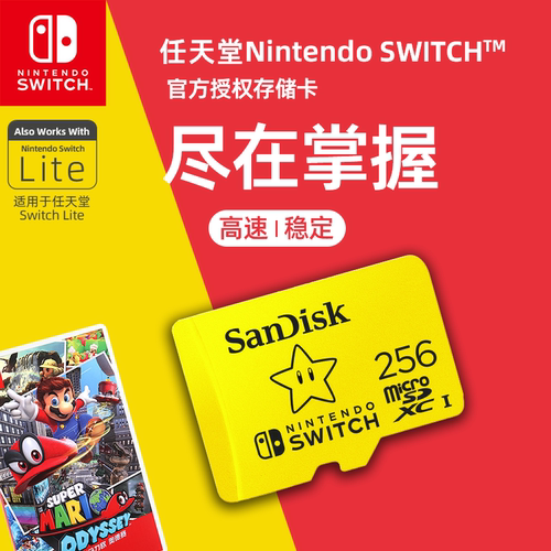 sandisk任天堂游戏机sd内存卡