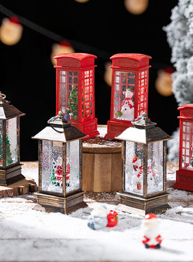 圣诞节装饰装扮风灯小艾艾