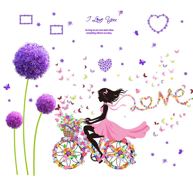 D立体墙纸墙纸自粘女孩少女房间卧室温馨墙面床头装饰墙画,家居饰品,软装墙贴,淘宝优惠券,粉丝福利购,淘宝优惠卷