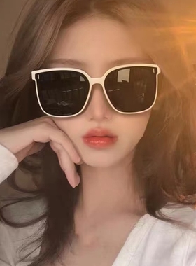 欧美方形男女大脸墨镜
