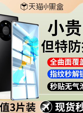 适用华为Mate40钢化膜mate40pro手机膜meta40e防窥膜mt40epro曲面屏魅特40rs保时捷曲屏保护贴膜迈特防窥水凝