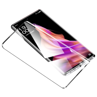 适用opporeno9钢化膜reno9pro十手机膜oppo曲屏reon9por+opporone9opρoreno贴膜opooreno9opporen09opopreno