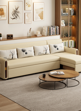 客厅多功能贵妃沙发床折叠两用小户型出租屋沙发床午睡懒人榻榻米