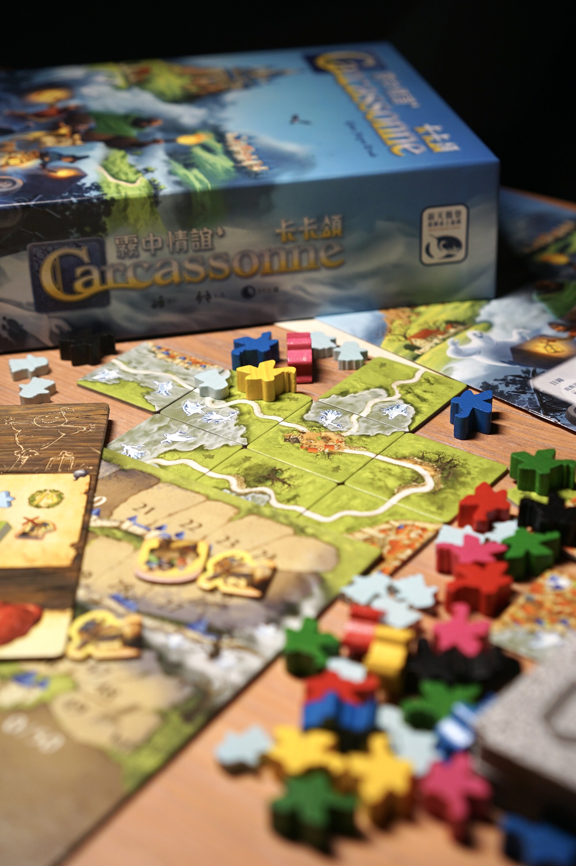 正版桌游 卡卡颂 雾中情谊 休闲聚会儿童桌面游戏2到5人 中文版