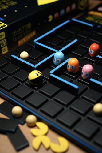 【栗栗巫】栢龙步步为营吃豆人桌游Gigamic儿童益智游戏抽象棋