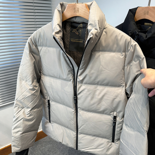 新国标90绒子立领羽绒服男款冬季加厚保暖面包服休闲外套男装潮流