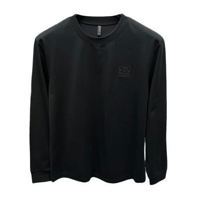 长袖休闲青年品牌刺绣t恤