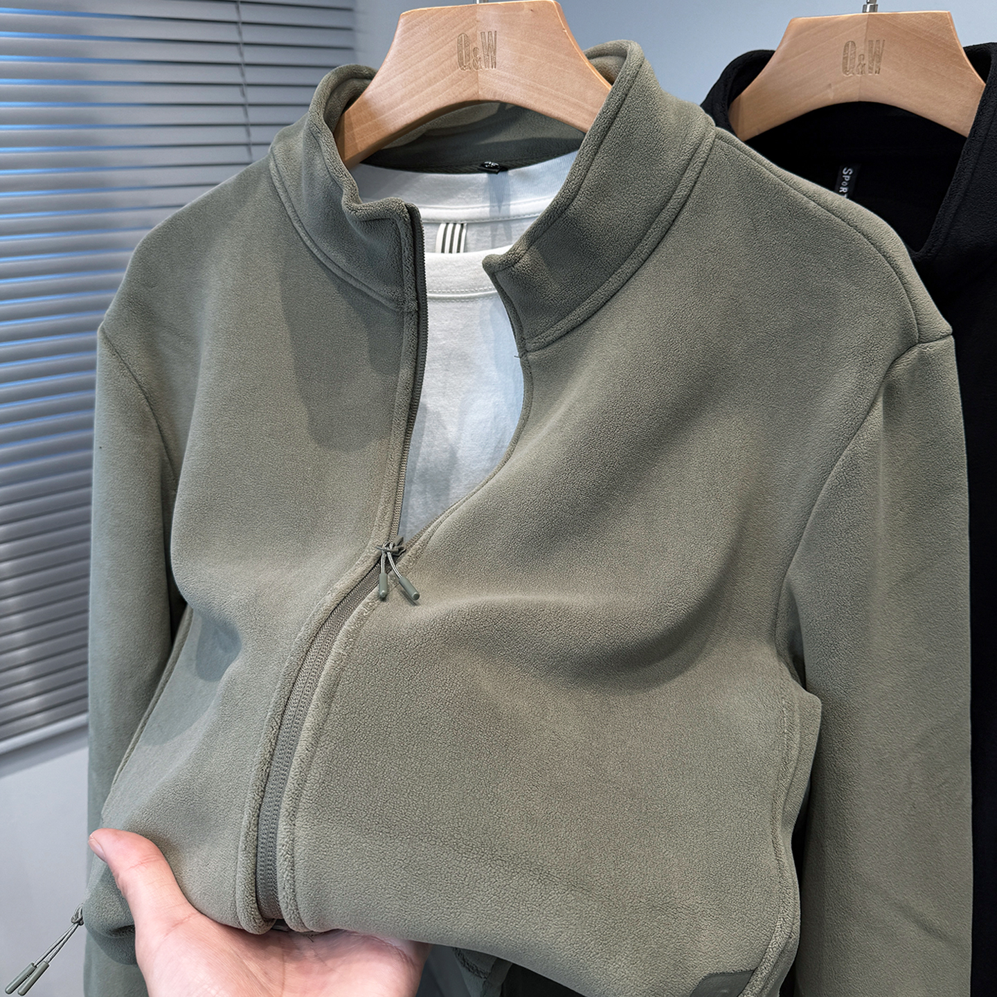 奥粒绒卫衣男加绒加厚