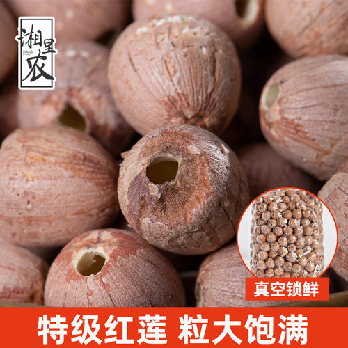 湘里农大号去心莲子红皮500g特产