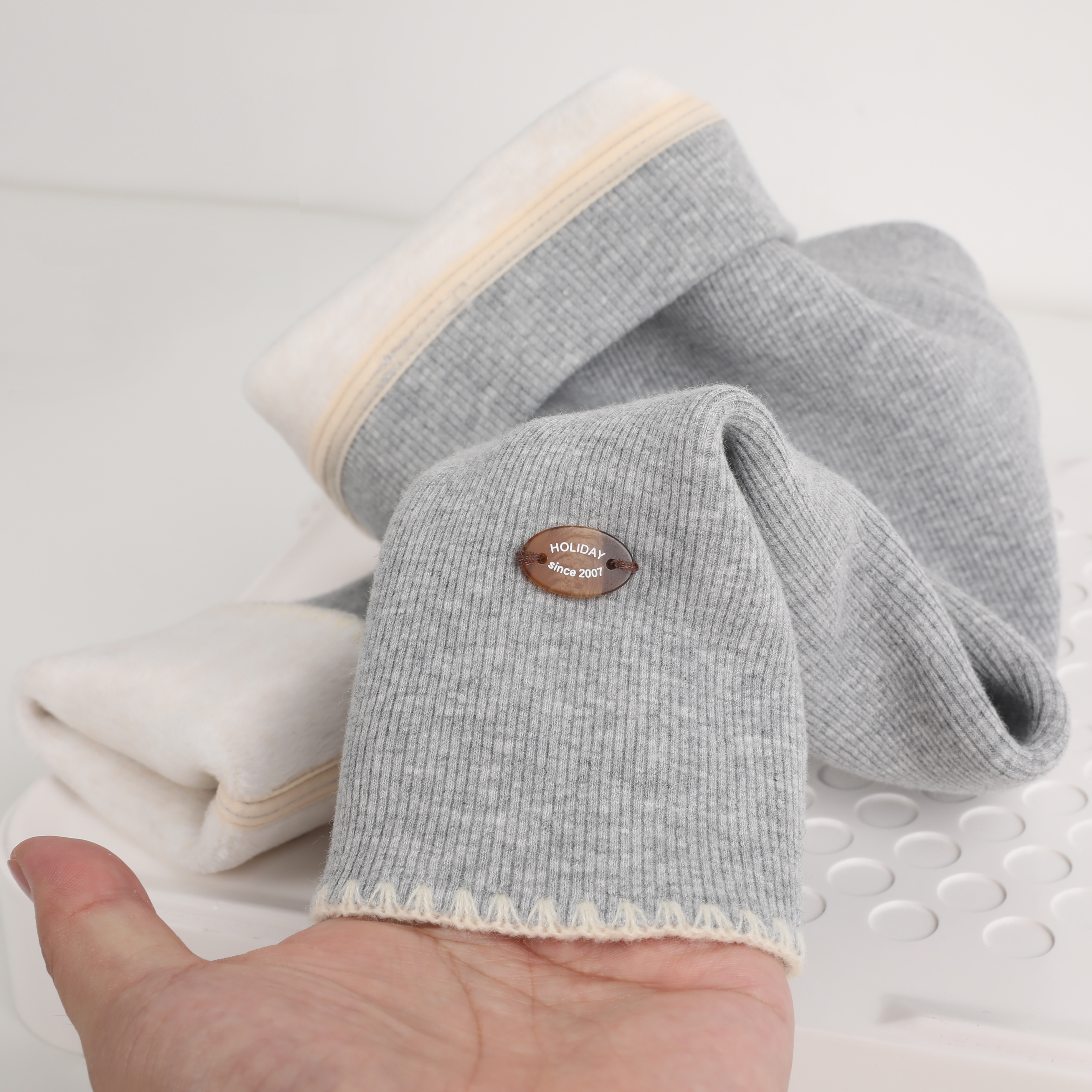 女童打底裤加绒加厚秋冬款外穿纯棉桑蚕丝一体绒无骨加绒宝宝裤子