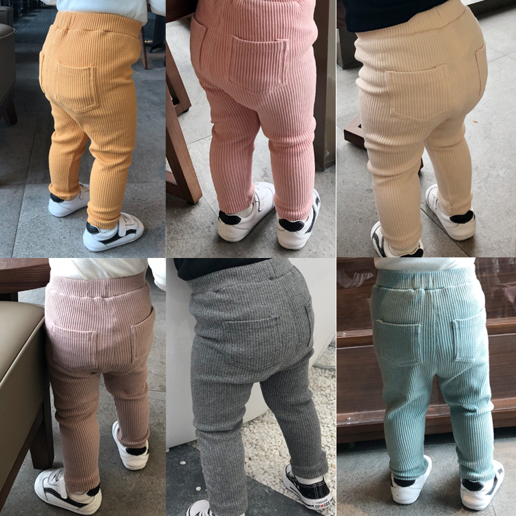 婴童装1-3保暖纯棉加绒加厚裤子