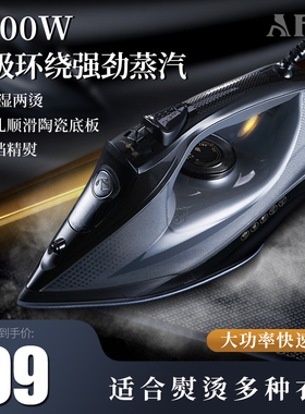 AFC电熨斗家用蒸汽烫斗手持式挂烫机大功率烫衣服干湿两用熨烫机