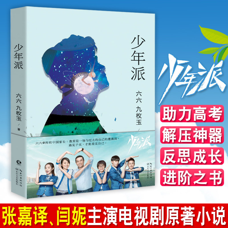 【书】 少年派 六六著 张嘉译闫妮赵今麦等明星主演同名电视剧原著小说 助力高考放松心情的解压神器 文学家庭教育
