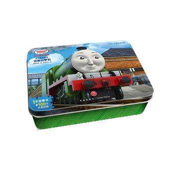 【蜀】 卡通全明星铁盒拼图：托马斯和朋友·优雅的亨利（1张指甲贴+100片木质拼图） 9787545539547 天地出版社