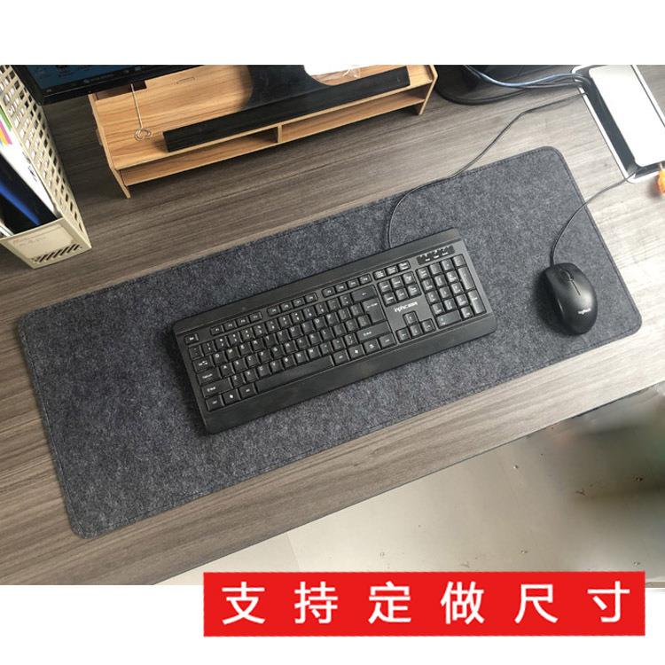 大号毛毡鼠标垫办公写字学习桌垫笔记本电脑垫实用可定尺寸使用感如何?