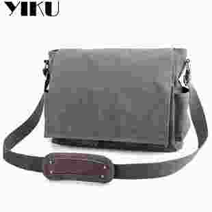 2022新款 学生包大容量电脑包 帆布男包单肩包斜挎包跨境货源韩版