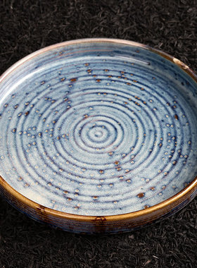 DXC 个性陶瓷盘子创意北欧菜盘子西餐汤盘深盘78寸家用水果盘子