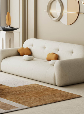 MUMA |丹麦设计|北欧简约科技布沙发小户型双人三人客厅沙发简易