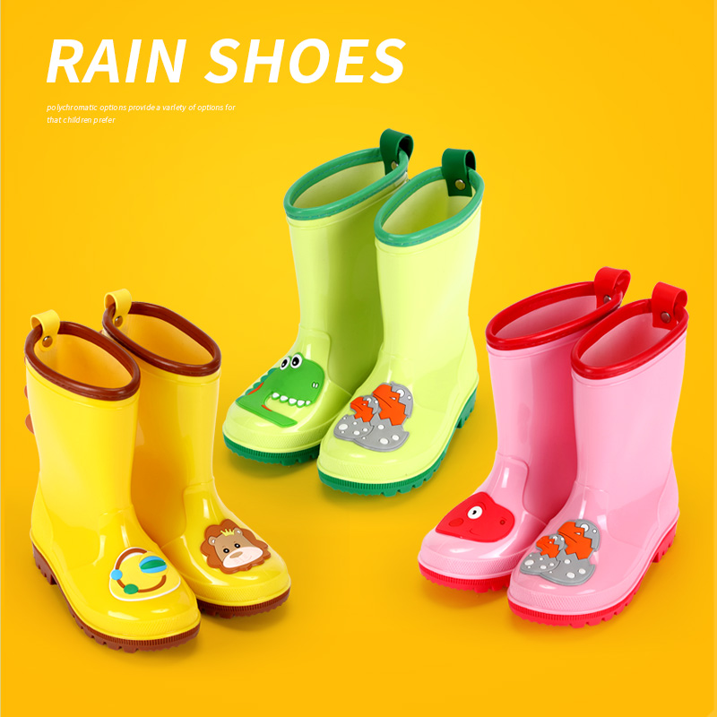 雨靴女童中筒防滑水鞋儿童雨鞋